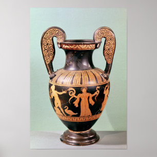 Red-figure volute krater poster