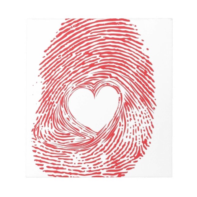 red-fingerprint-with-heart notepad (Front)