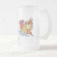 red fire-breathing dragon