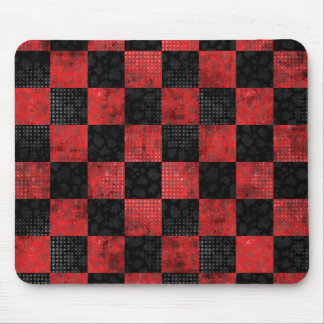 red fire chess  mouse mat