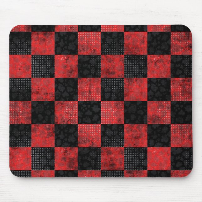 red fire chess  mouse mat (Front)
