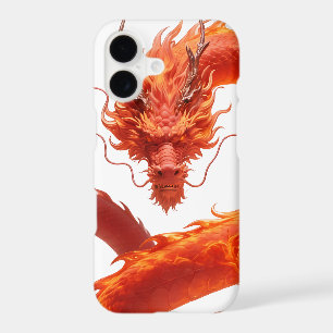 Red Fire Dragon Art   Mythical Flame Dragon Design
