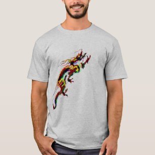 Red fire Dragon Design T-shirts gift idea