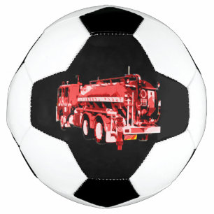 Red Fire Engine Oil Paint, Football