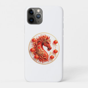 Red Fire Horse – 2026 New Year Celebration Design iPhone 11 Pro Case