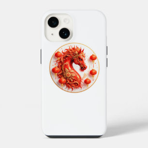 Red Fire Horse – 2026 New Year Celebration Design iPhone 14 Case
