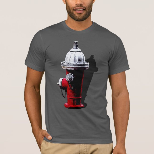 Red Fire Hydrant New York T-Shirt (Front)