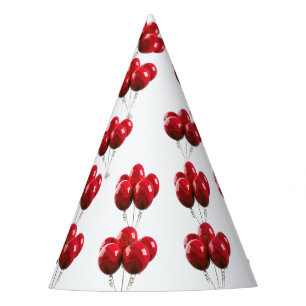 Red Fire Truck Birthday Party Hat