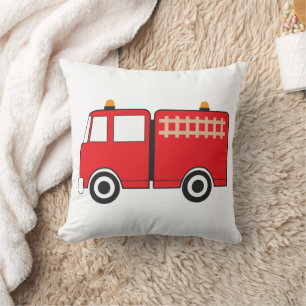 Red Fire Truck Cushion