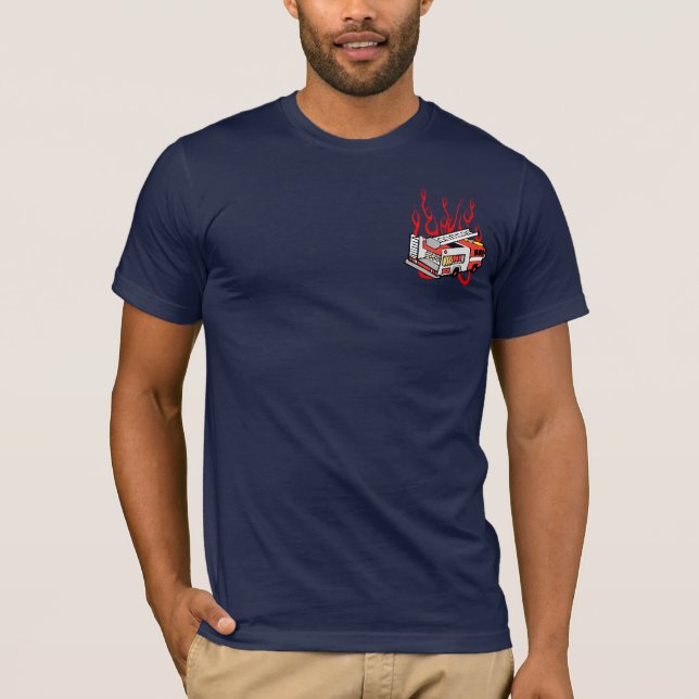 Red Fire Truck T-Shirt (Front)