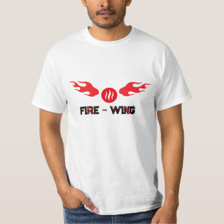 Red Fireball Wings Graphic Fast Speed & Racing  T-Shirt