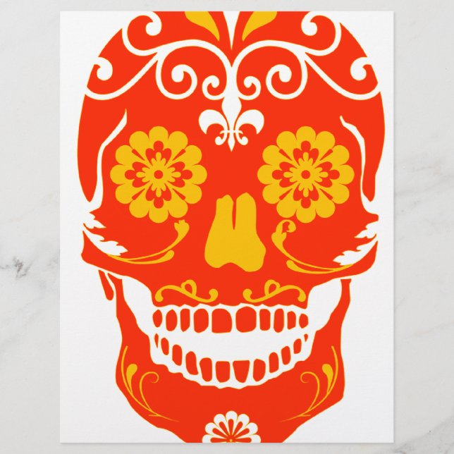 RED FIRED SKULL (Front)