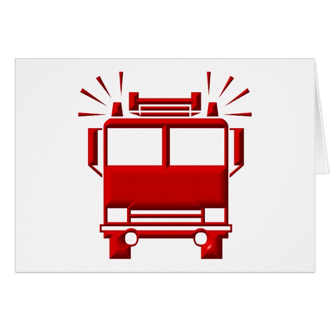 Red Firetruck (Front Horizontal)