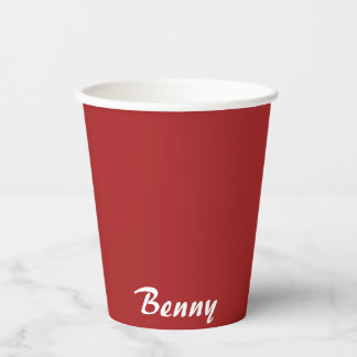 Red firetruck upsherin birthday party paper cups