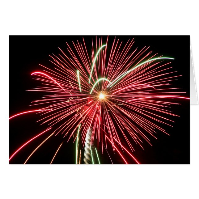 Red Fireworks (Front Horizontal)
