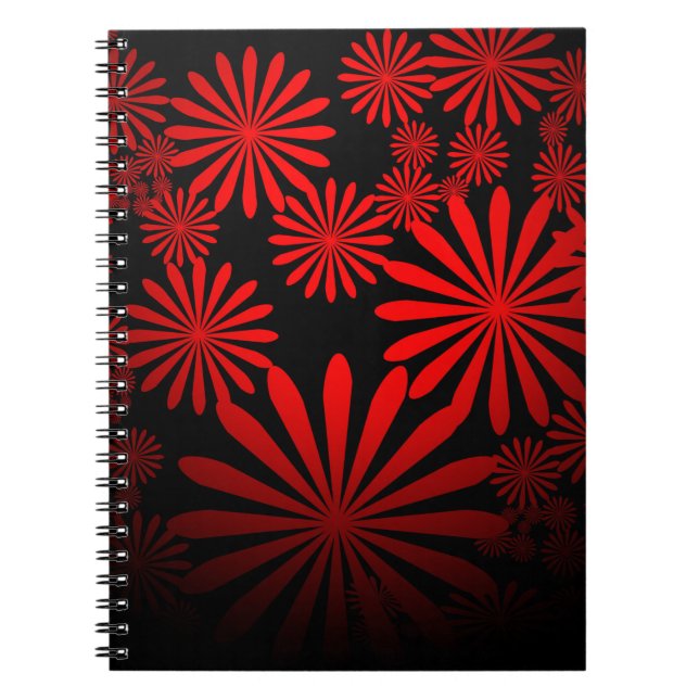 Red Fireworks Notebook (Front)