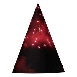 Red Fireworks Party Hats