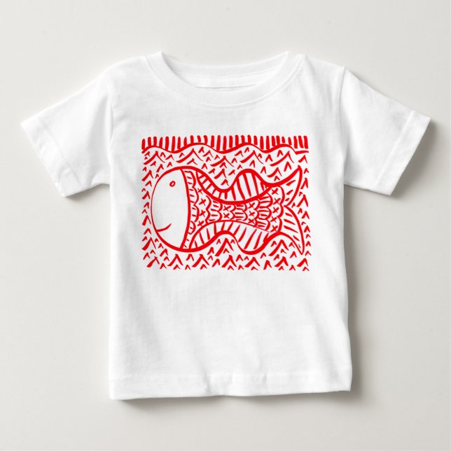 Red Fish Baby T-Shirt (Front)