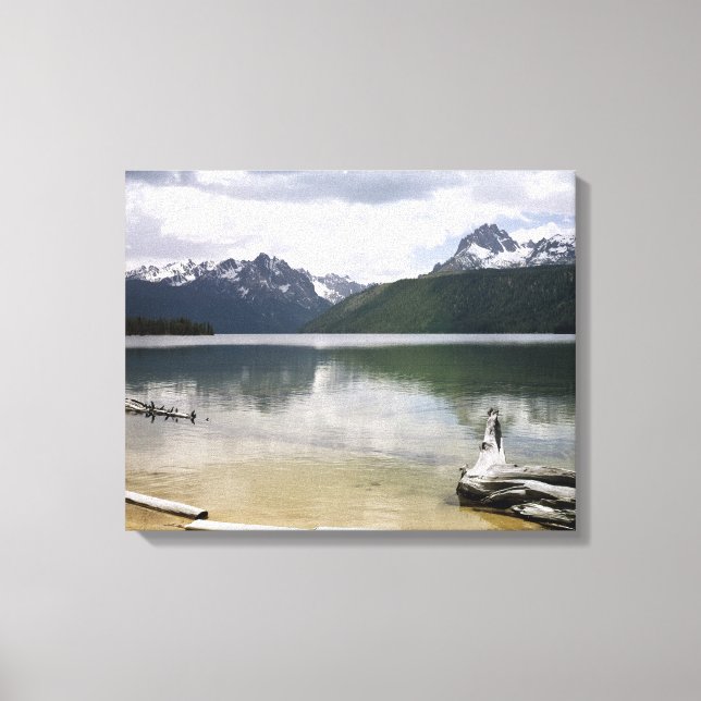 Red Fish Lake Canvas Print (Front)