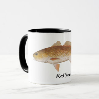 Red Fish, Original art by Mary K Mug