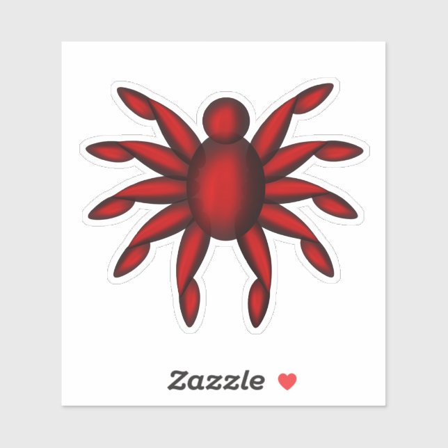 Red five armed bug (Sheet)