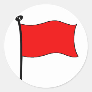 Red Flag: stickers (large)