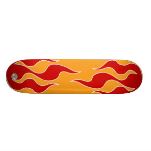 Red Flame Board Skateboard