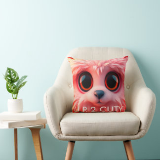 Red Flame Cuty Cushion