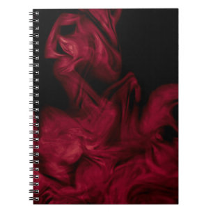 Red flame notebook