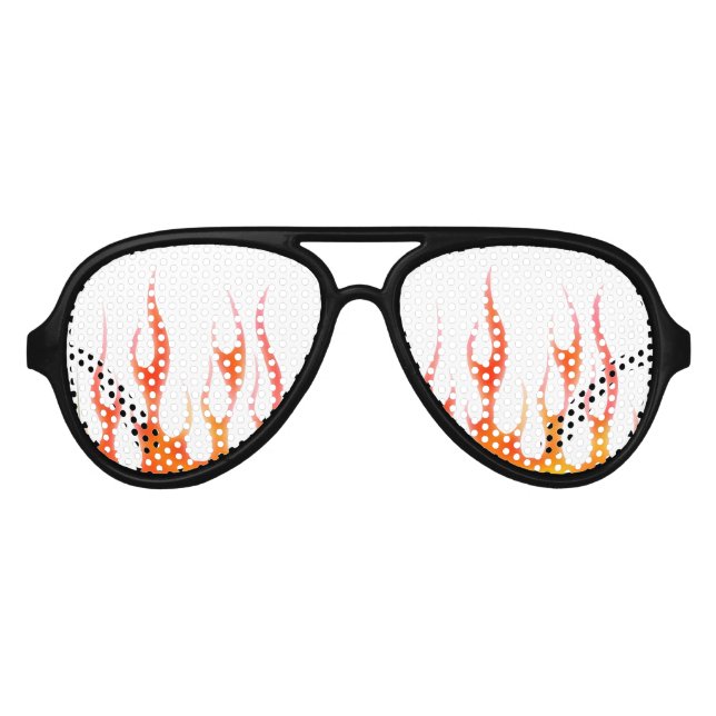 red flame party sunglasses (Front)