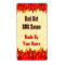 Red Flames Custom BBQ Hot Sauce Large Labels