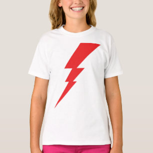 Red Flash Lightning Bolt T-Shirt