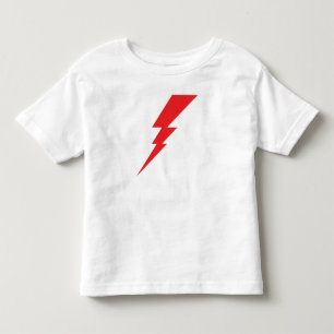 Red Flash Lightning Bolt Toddler T-Shirt