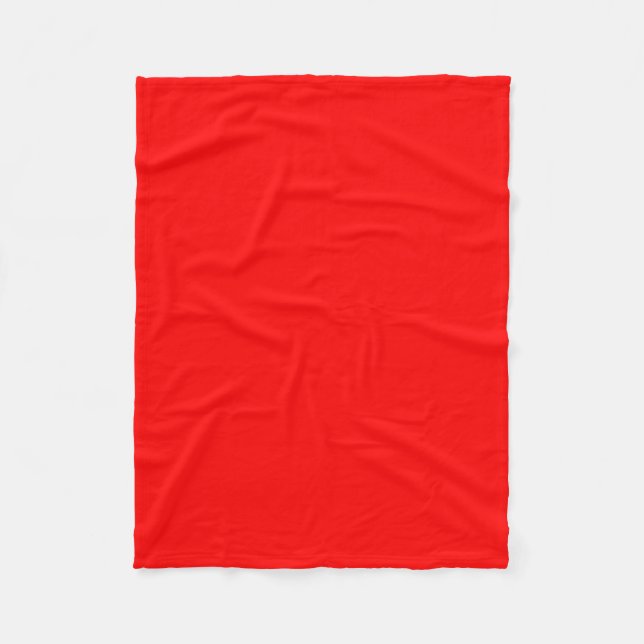 Red Fleece Blanket (Front)