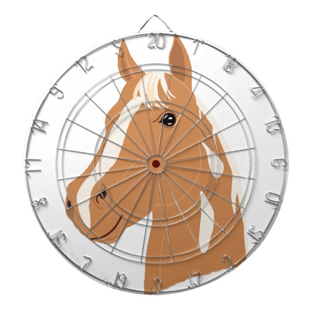 Red Flight the Happy Horse Dartboard (Front)