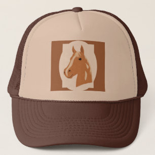 Red Flight the Happy Horse Trucker Hat