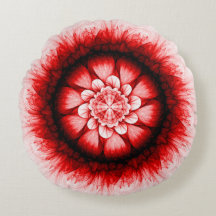 Red floral modern pattern