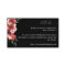 Red Floral SM Enclosure Card - Black 2
