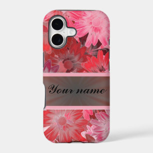 Red Floral With Ribbon