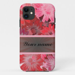 Red Floral With Ribbon iPhone 11 Case