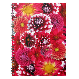 Red Flower Bouquet Notebook