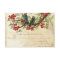 Red Flower Branch Vintage Birds Wedding RSVP