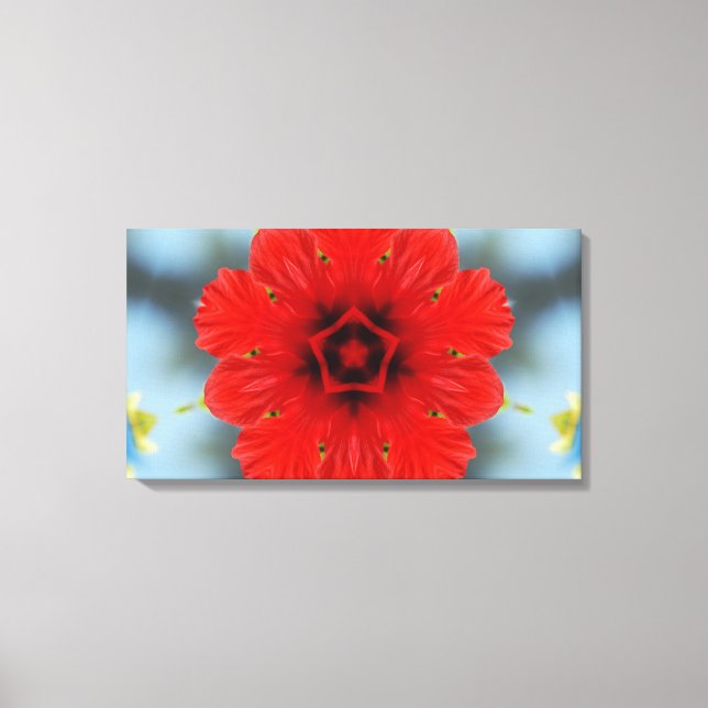 Red Flower Canvas (Front)