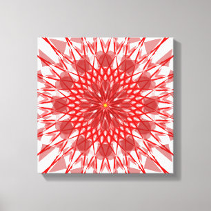 Red Flower Canvas Art