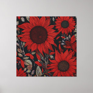 Red Flower Canvas Print