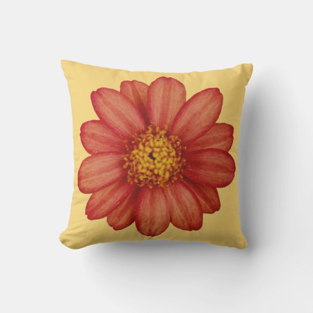 red flower cushion (Front)