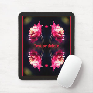 Red Flower In Sunlight Abstract Personalised Mouse Mat