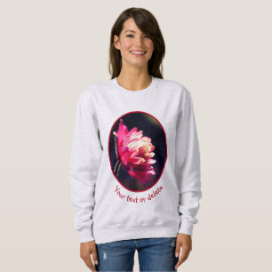 Red Flower In Sunlight Personalised  Sweatshirt