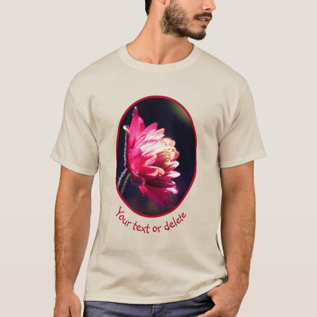 Red Flower In Sunlight Personalised T-Shirt (Front)