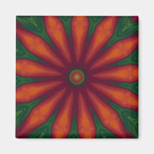 Red Flower Magnet